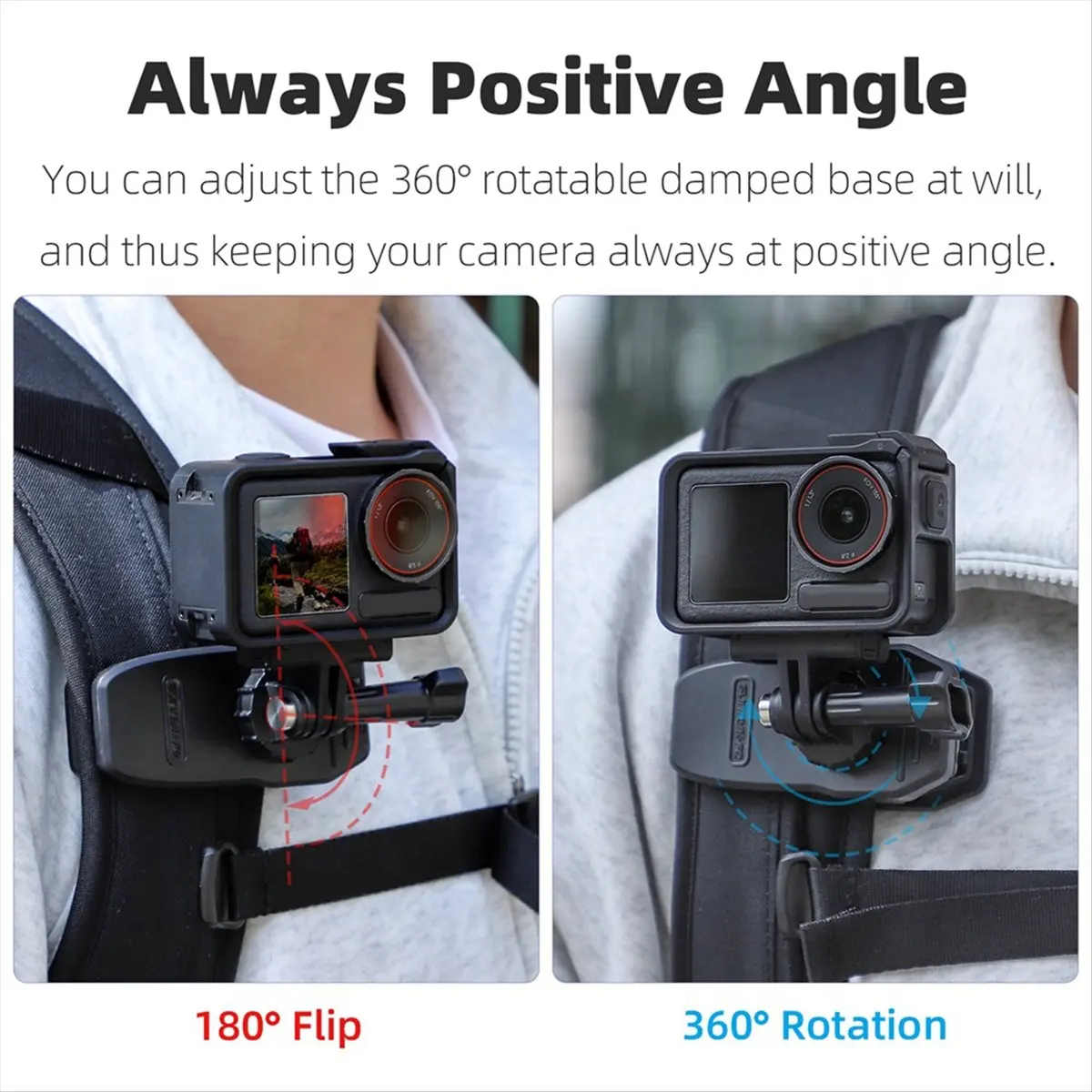 

M85K Magnetic Backpack Clip for Action5 Pro Sun Visor Clip for /GoPro13 Bracket Magnetic Mount Accessories