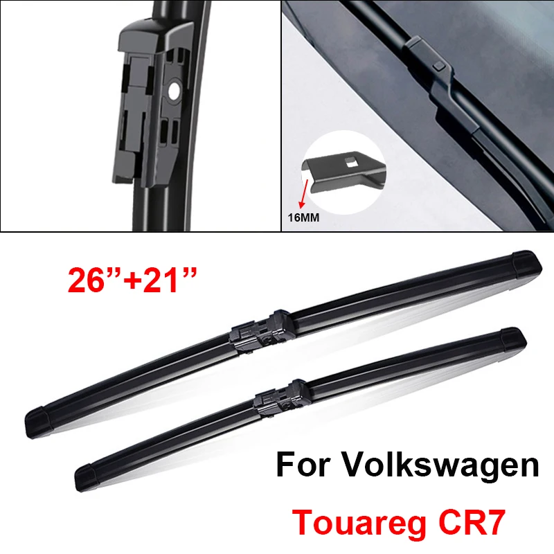 TONLINKER Wiper Blades For Volkswagen VW Touareg CR 2018-2020 2021 2022 Car Accessories Front Windscreen Wiper Blade Brushes