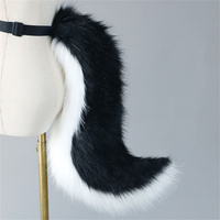 7 Colors Furry Animal Dog Fox Wolf Tail Cute Plush Dress Up Party Comic-Con Costume Cosplay Props Adjustable Belt Faux Fur Tail