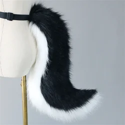 7 Colors Furry Animal Dog Fox Wolf Tail Cute Plush Dress Up Party Comic-Con Costume Cosplay Props Adjustable Belt Faux Fur Tail