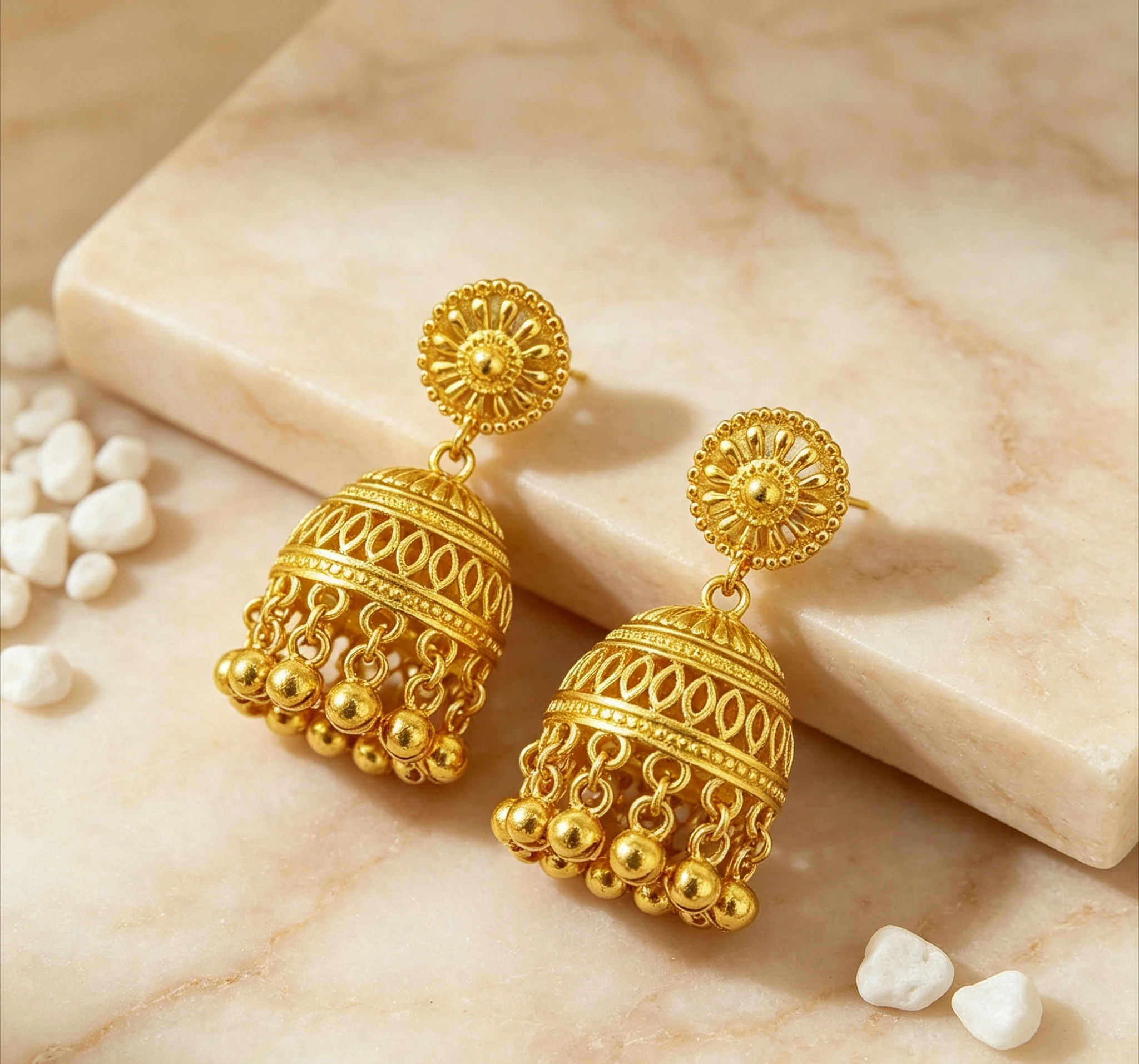 Eldorado Gold Bohemian Women's AU999 Tassel Earrings, Fashionable Temperament 24K Ethnic Style  Giving gifts for friends
