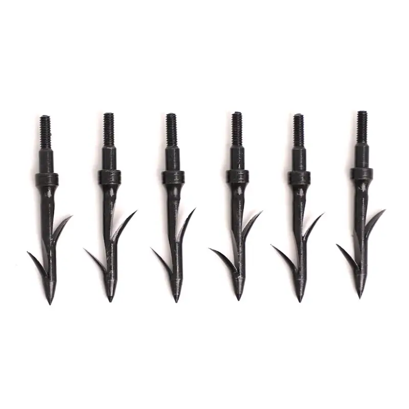 3/6/12pcs 135 Grain Bow Fishing Arrow Heads Arrowhead For  Compound Recurve Bow and Arrow Tips Arrow Point Accessory