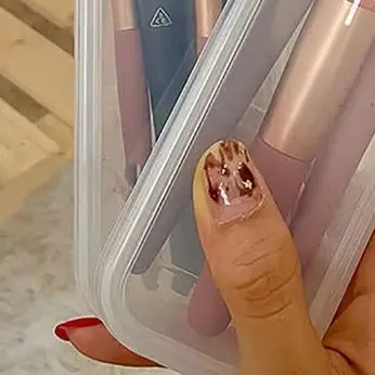 

1 шт., прозрачный офисный настольный органайзер для канцелярских принадлежностей, женский органайзер для кистей для макияжа с крышкой, портативный органайзер для хранения косметических карандашей