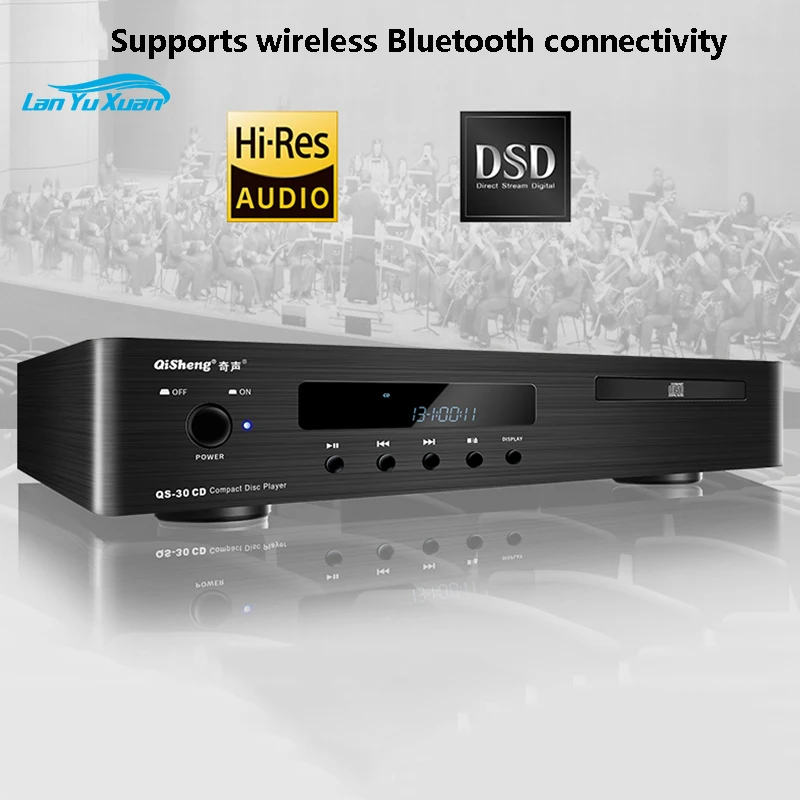 

Audiophile CD Player Wireless Bluetooth Support CD-DA HiFi Music Player DSD Decoding USB Playback Balanced Output CD Player