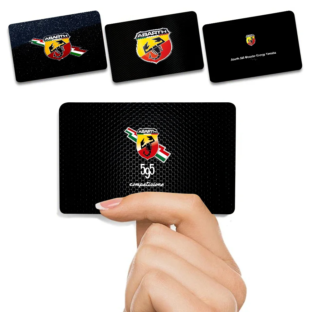 Abarth Anmie Sticker Film Skin Cover für Kreditkarte Debit Bankkarte vorne