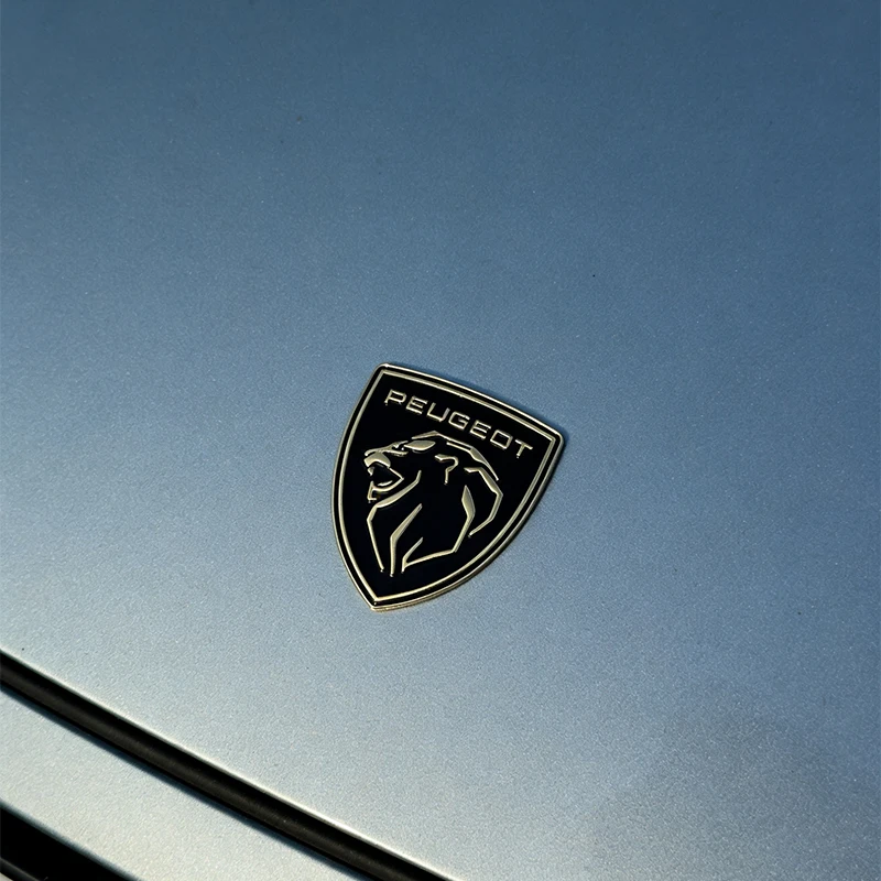 Suitable for Peugeot 207 3008 206 208 308 307 407 508 2008 3D metal car logo badge car sticker window side label fender sticker