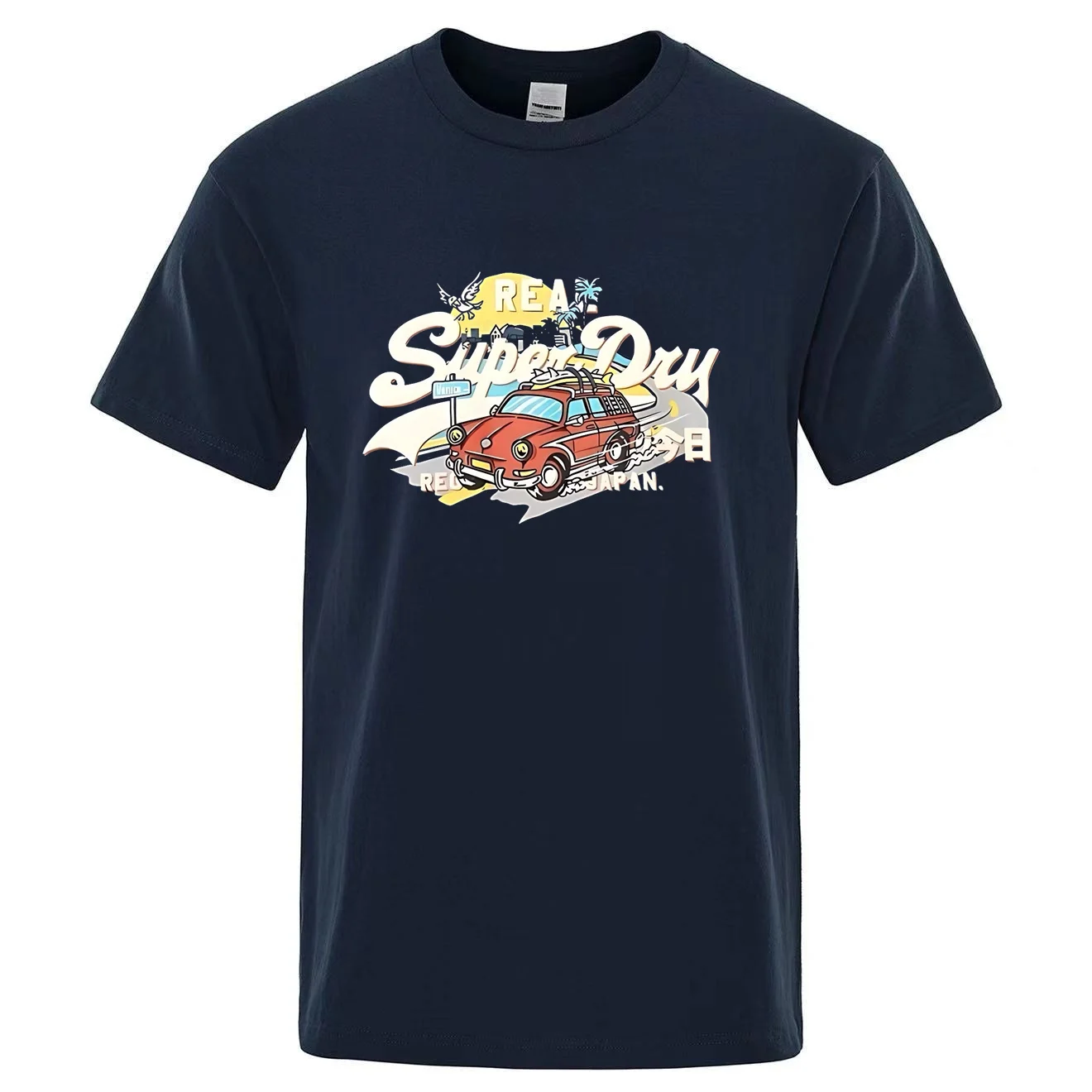 UK Superdry Ultimate DRY Retro Simple Letter Summer Men's 100% Cotton Comfortable Breathable Casual Fashion T-shirt Outdoor