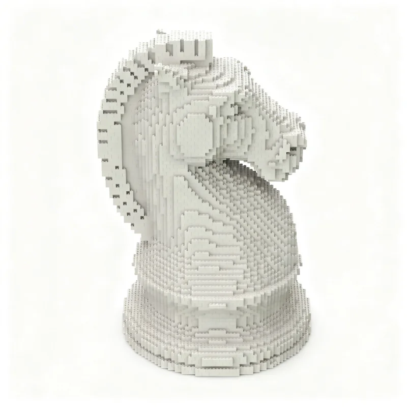 6223pcs MOC Chess Piece - Knig - Art Craft Idea review and price