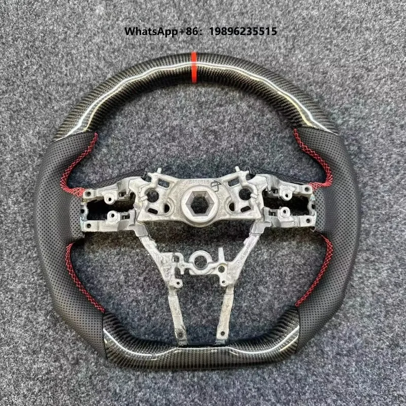 Custom Forged Carbon Fiber Sports 4-Spoke Steering Wheel Safety Durable 3/6/CX-4/CX-5/CX-6 High Quality Car