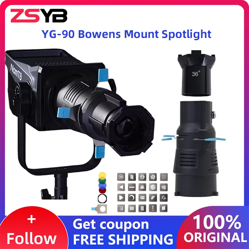 ZSYB-36 プロジェクションアタッチメントマウント 36°レンズ付属 Accesorio de luz LED 19/36 grados para Aputure Godox