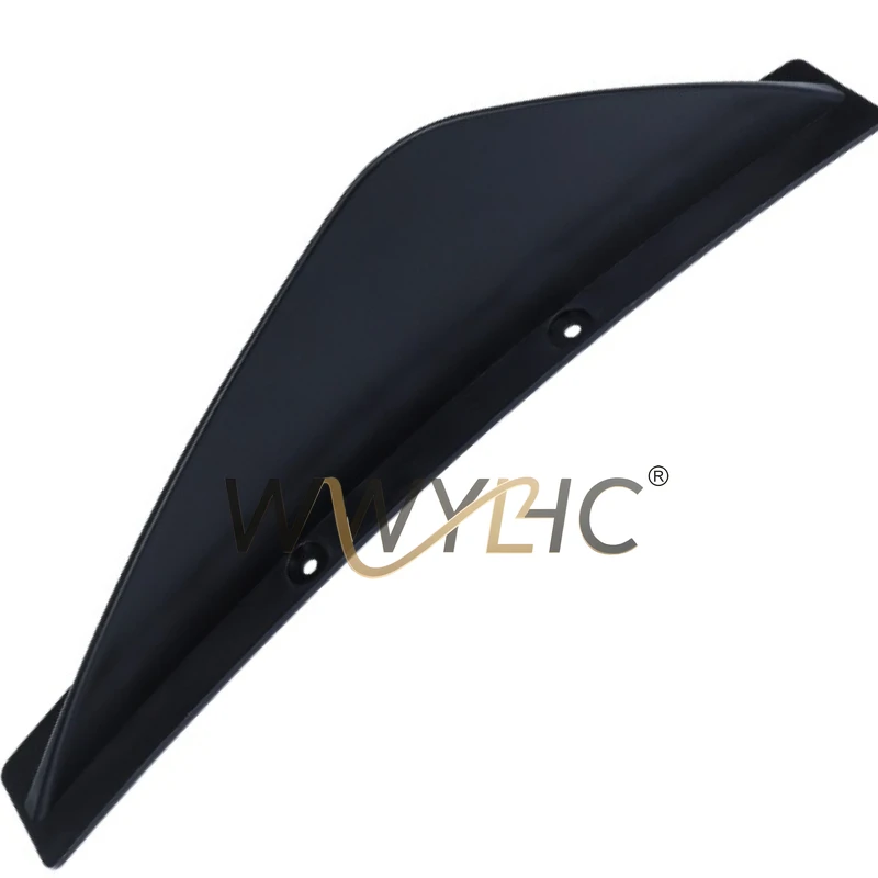 자동차 아크형, 곡선형 리어 스포일러, 광택 블랙 카본 파이버 범퍼 섀시 장식 디플렉터에 적합