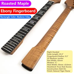 Premium Maple Guitar Neck 22 Medium Jumbo Frets 25.5