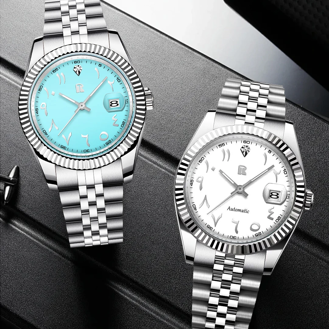 جديد RollsTimi 2025 ساعة رجالي ساعة يد ميكانيكية فاخرة ساعة أوتوماتيكية مقاوم للماء الفولاذ المقاوم للصدأ مضيئة أفضل هدية للرجال