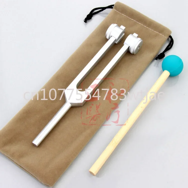 Various specifications of tuning forks, tuning fork hearing test, tuning fork delivery hammer and cloth bag