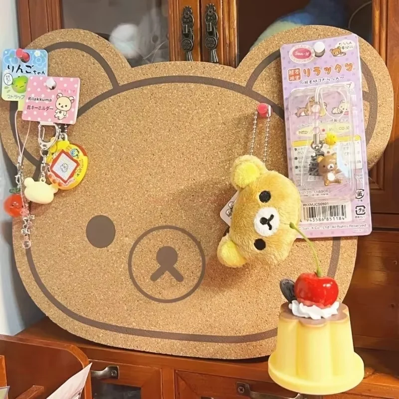 30 centimetri Nuovo Rilakkuma Feltro Bordo Del Fumetto Antiscivolo Camera Da Letto Addensato Orso Adesivo Da Parete Messaggio Bordo Commemorativo Foto Da Parete regali
