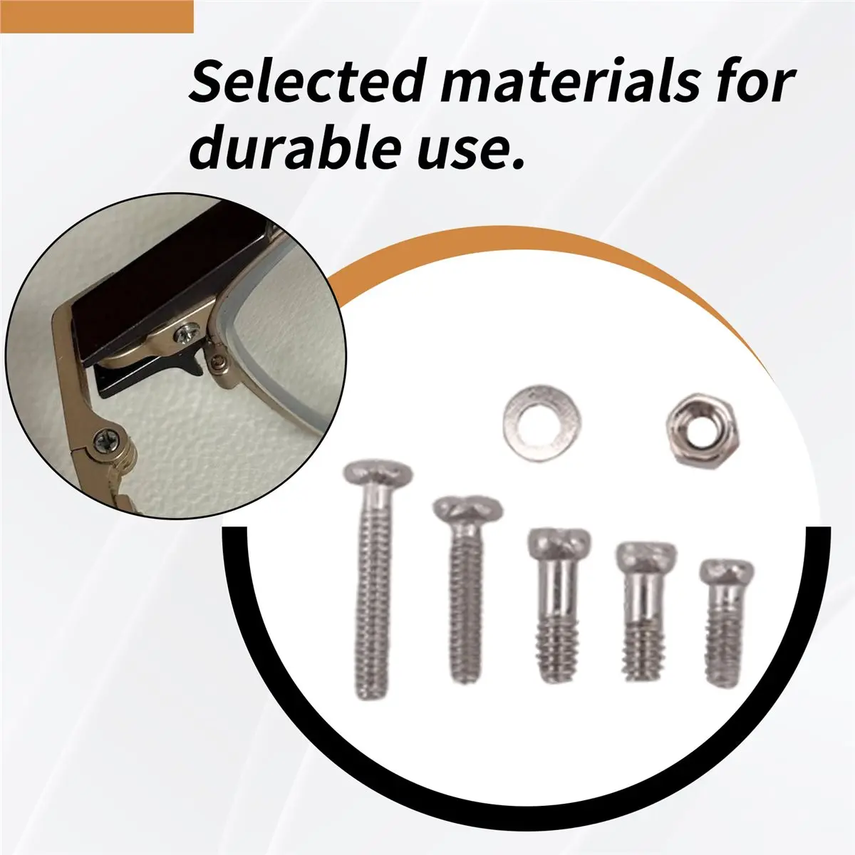 DT38 1000Pcs Stainless Steel Eyeglasses Watch Repair Replacement Kit Set Tiny Screws Nut Assortment Repair Tool Kit Set