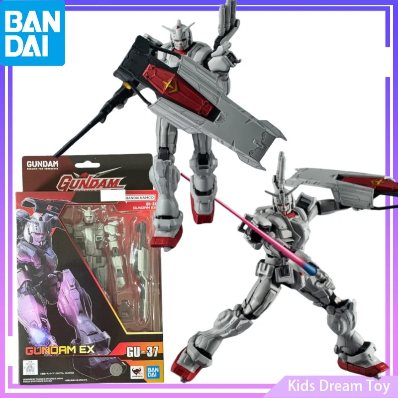 Bandai in Stock Original GUNDAM UNIVERSE Anime Figures GU37 GUNDAM EX Action Figures Toys Collectible Model Gifts for Boys Grils