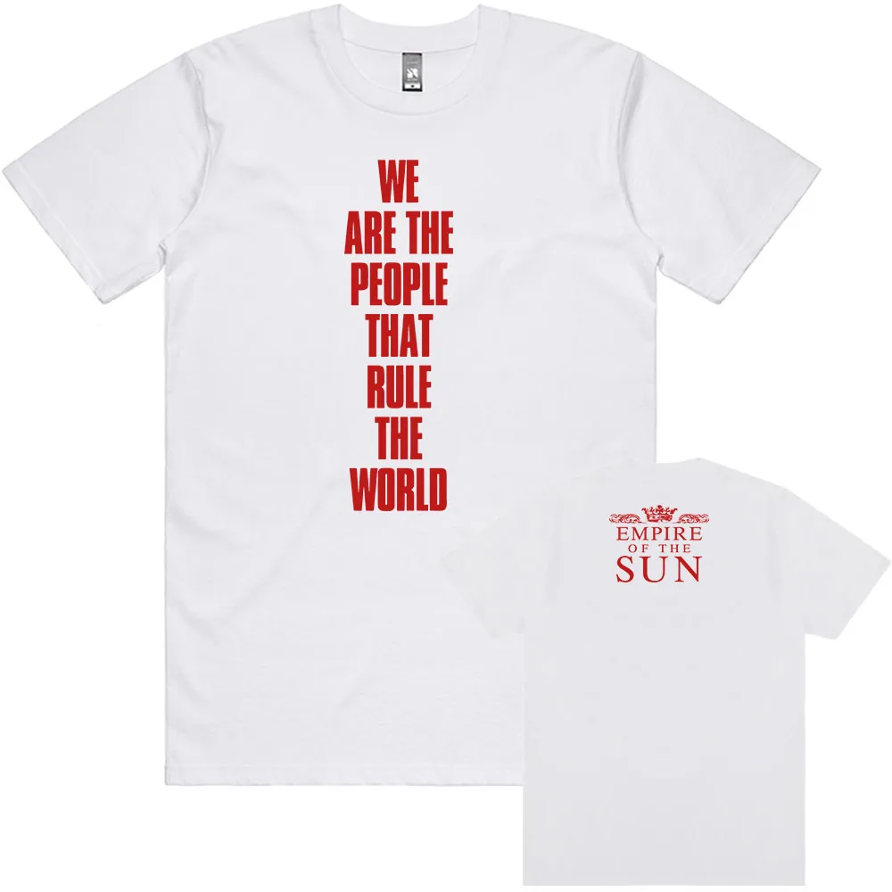 

Футболка We Are The People Music Group Empire of The Sun Футболки с короткими рукавами, хлопковая уличная одежда унисекс, одежда с графикой для мужчин