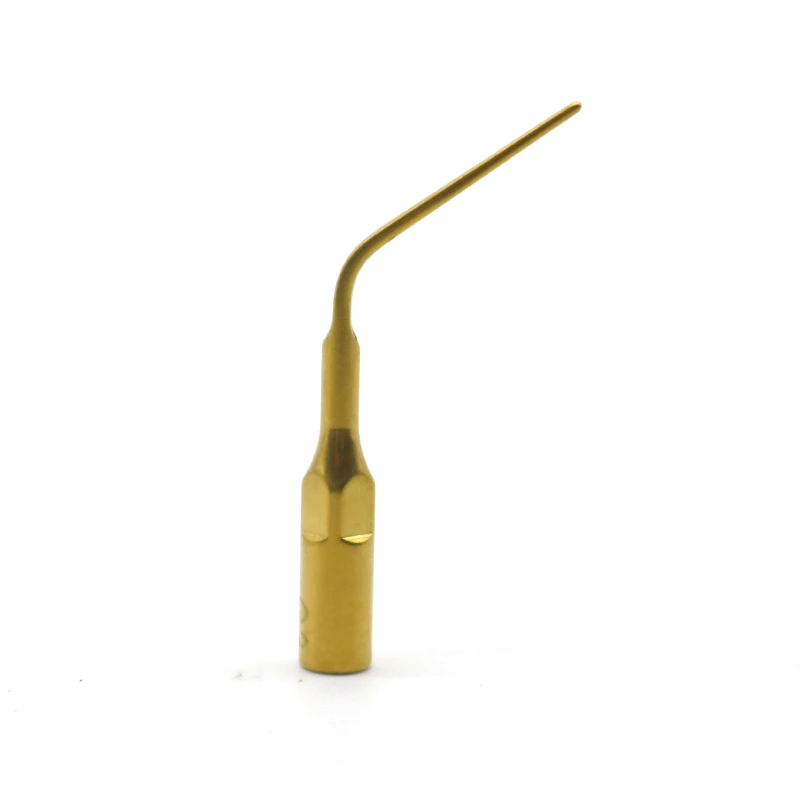 5Pcs/lot Titanium Gold Dental Ultrasonic Scaler Tips G1T G2T G3T G4T P1T P3T For EMS Woodpecker VRN Scaler Handpiece image 5