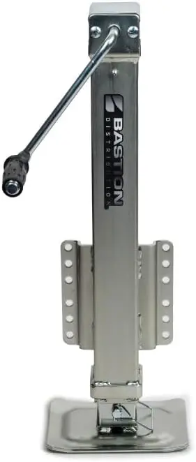 

Heavy Duty Top Wind Side-Mount Jack | 8000lb Load Capacity | Adjustable Drop Leg | Utility Trailer Stabilizing Jack | 25" to 53.