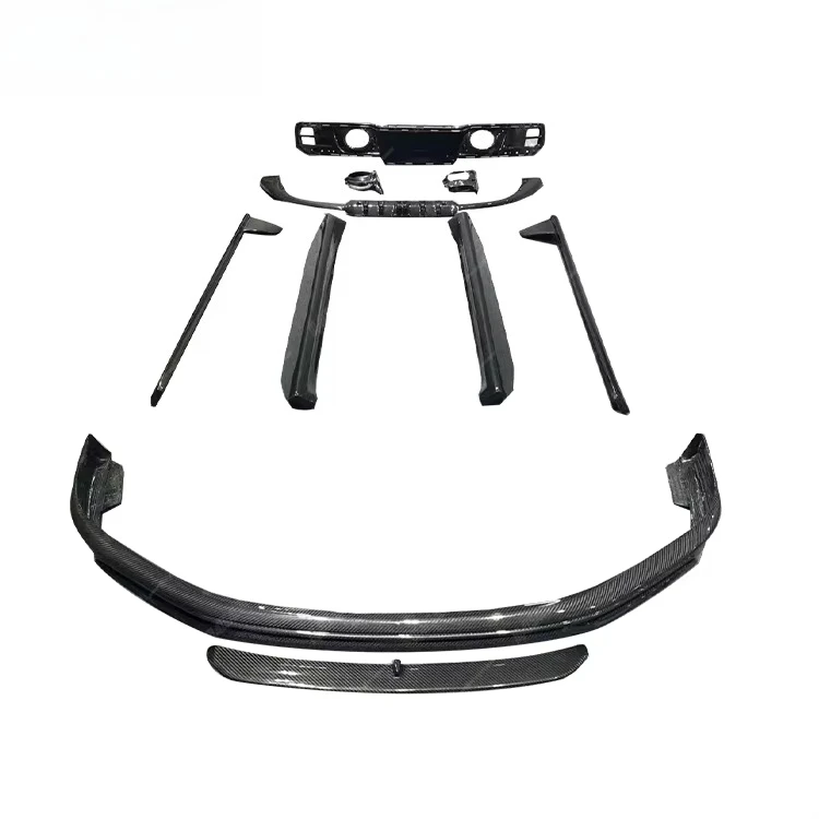 for 911 Turbos S Upgrade to Techart Style Bodykit With Front Lip Side Skirt Spoiler Rear Diffu Dry Carbon Body Kit