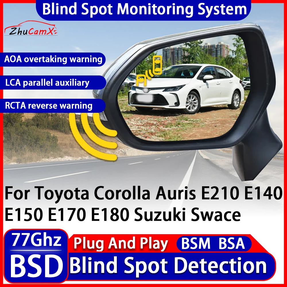 

Blind Spot Detection Monitoring Warning System Lane Assistance For Toyota Corolla Auris E210 E140 E150 E170 E180 Suzuki Swace