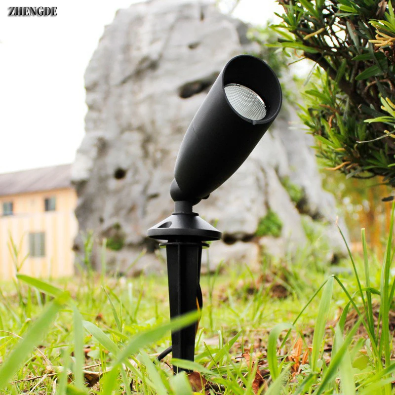 Imagem -02 - Waterproof Jardim Paisagem Spotlights Led Lawn Lights Iluminação Exterior Venda Quente Ip65 12w ac 110v 220v 12v