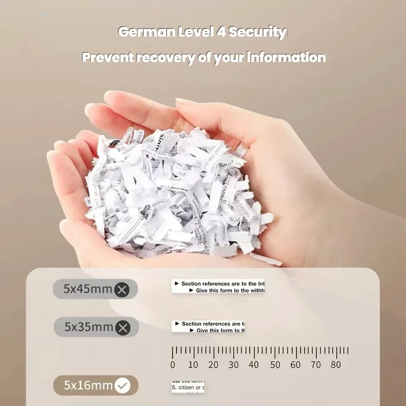 compact‑portable‑paper‑shredding-implement-strip‑cut‑shred‑unit-for-home‑small‑office‑confidential‑document‑disposal-assignments