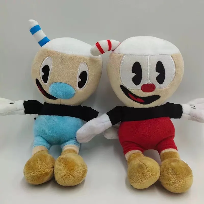 

Cuphead Plush Dolls Cartoon Mugman The Chalice King Dice Plushie Dolls Cagney Carnantion Stuffed Plushe Kids Christmas Gifts