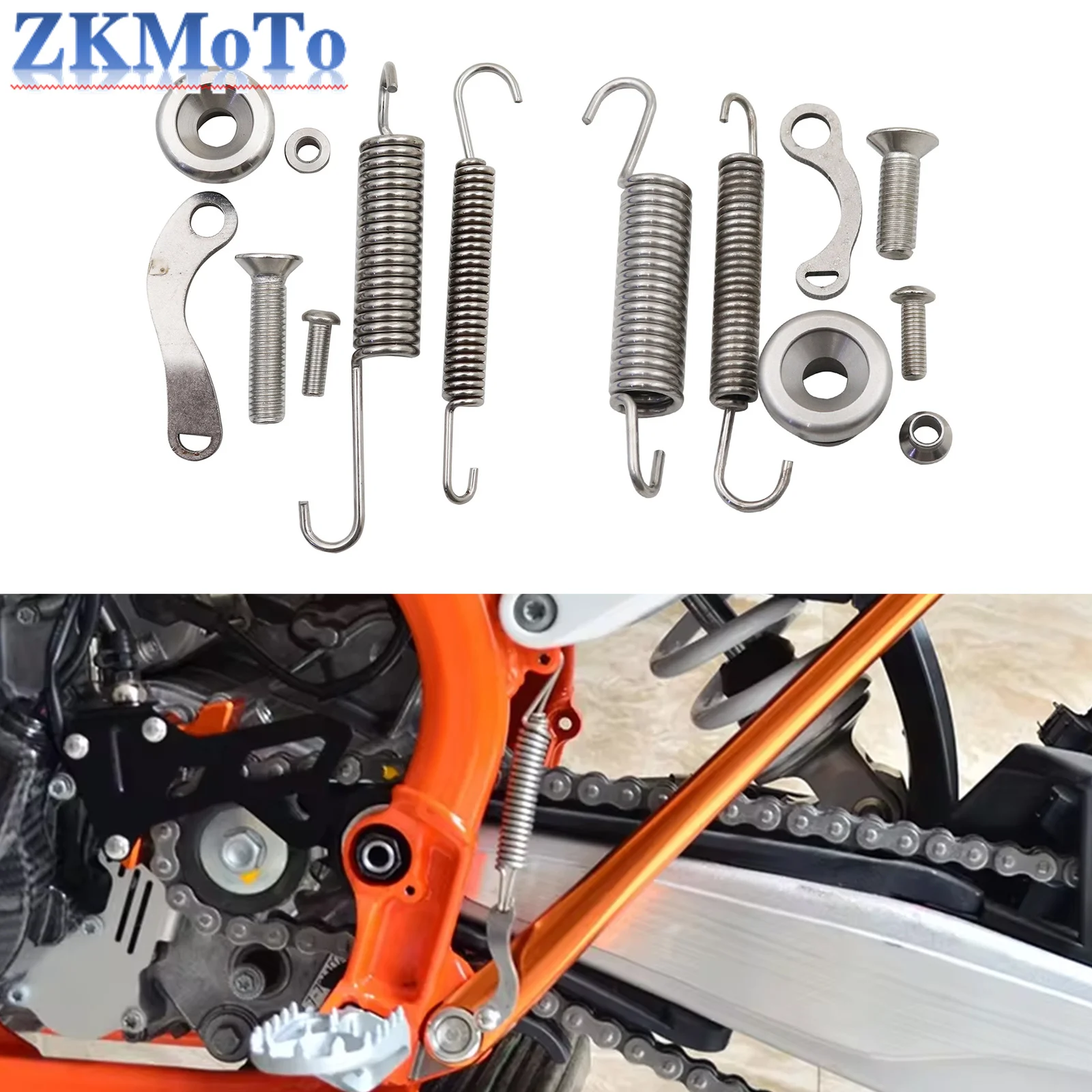 Kickstand Side Stand Springs Kit For 125 200 250 300 350 450 500 KTM EXC EXCF XC XCW XCF XCF-W Six Days Husqvarna FE FX TE TX