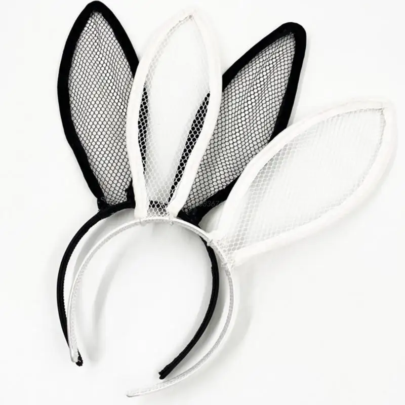 Bunny Ears Headband for Women Girls Halloween Christmas Party Fancy Dress Hairband Fashion Cosplay Accessories