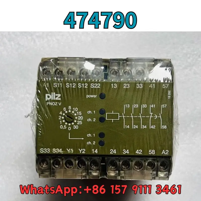 

New Relay 474790 PNOZ V 30S24V DC 3S 1SZ Fast Shipping