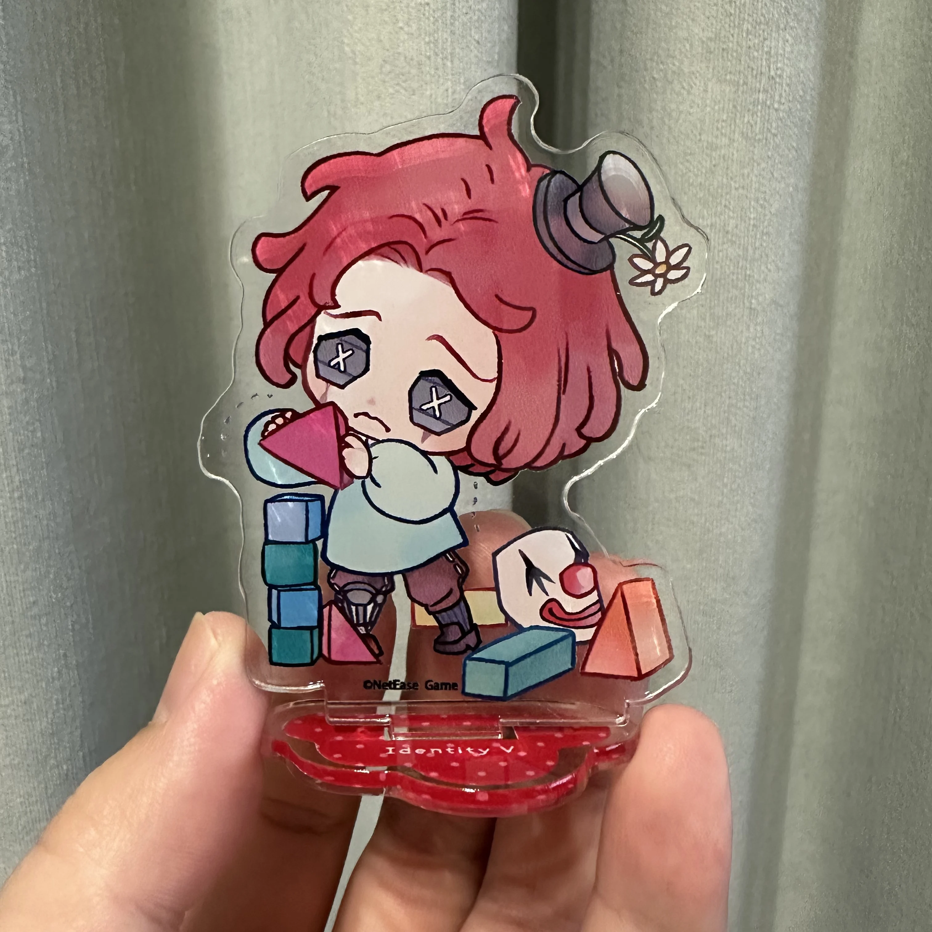 Game Identity Ⅴ Anime Figures Alva Lorenz Hastur Joker Acrylic Stands Model Plate Desk Decor Gifts 8CM