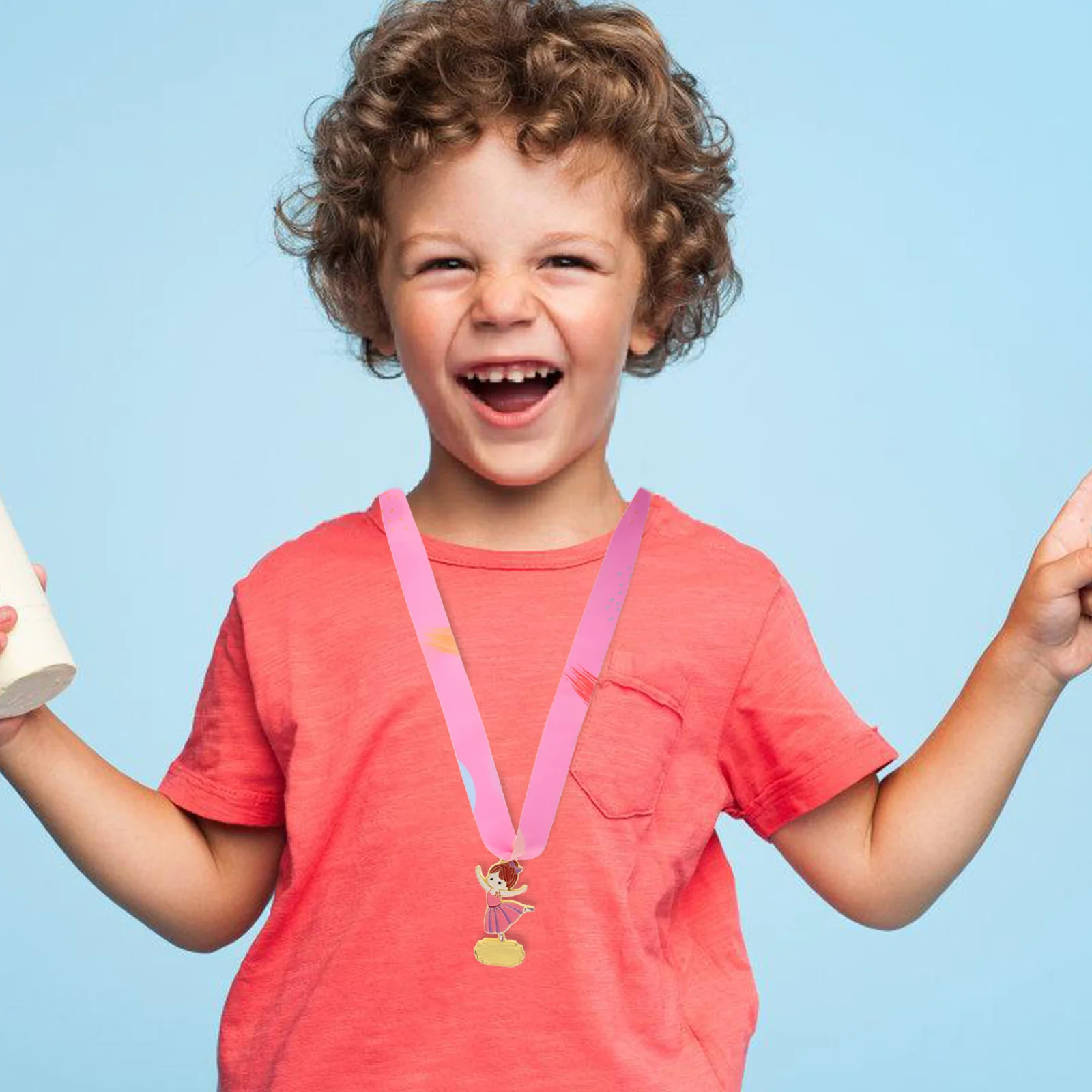 

Трофей для танцевальных соревнований в детском саду, маленькие медали, вдохновляющие уверенность и достижение за танцевальные награды