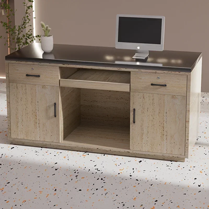 Italian Style Modern Reception Desks Simplicity Beauty Salon Reception Desks Clothing Store Office Furniture Receptionen FYRD