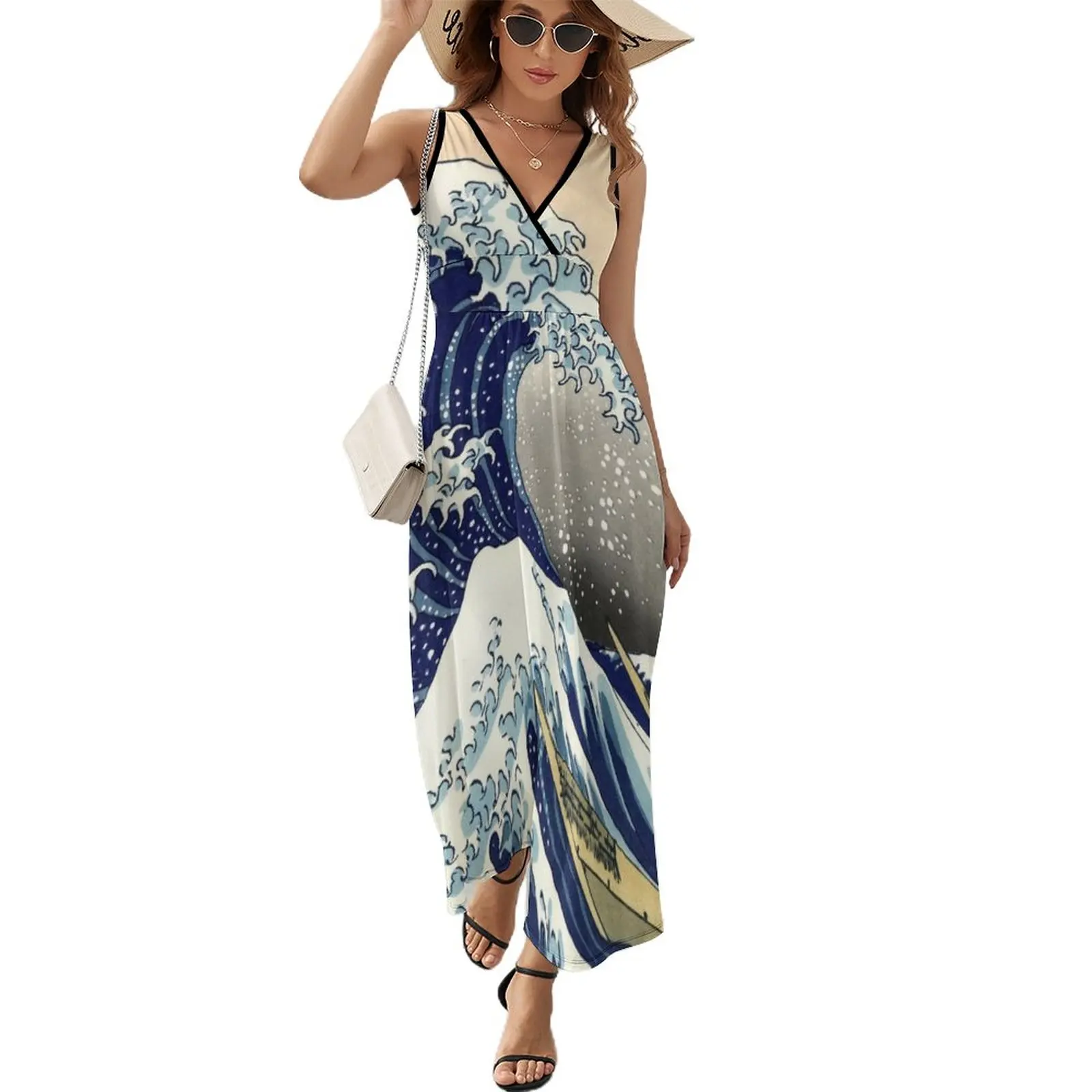 

The Great Wave off Kanagawa - Hokusai Sleeveless Dress cute dress dresses korean style Bride dresses long sleeve dresses