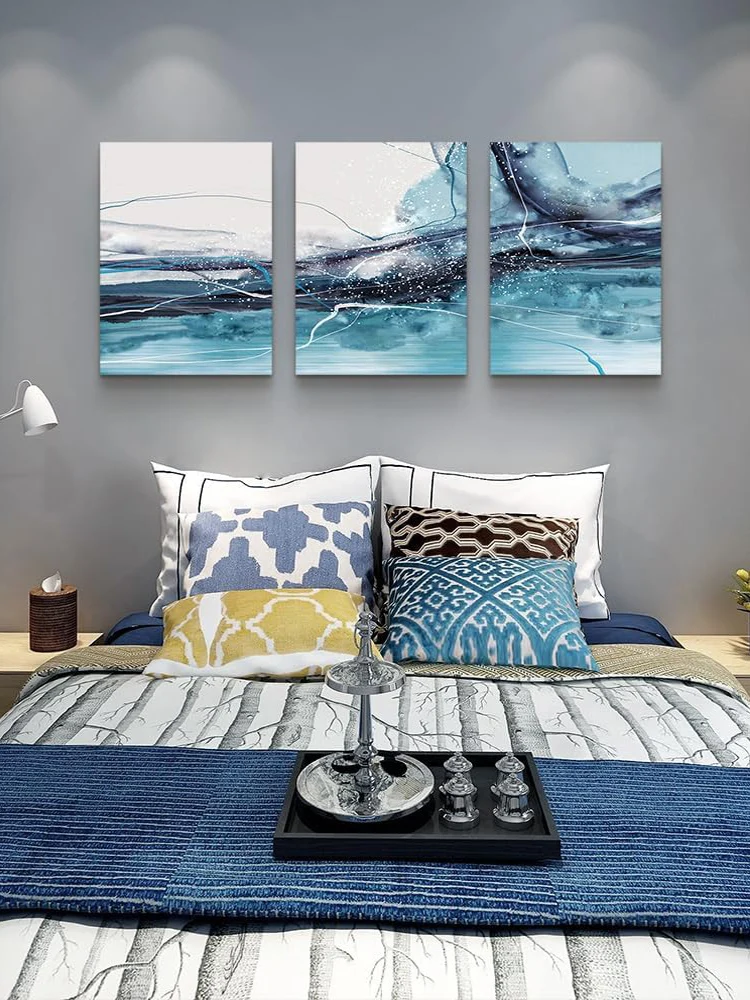 3 Pieces diamond painting kits Wall Art diamond embroidery Inspirational Abstract Ink Pictures diamond mosaic full drill decor