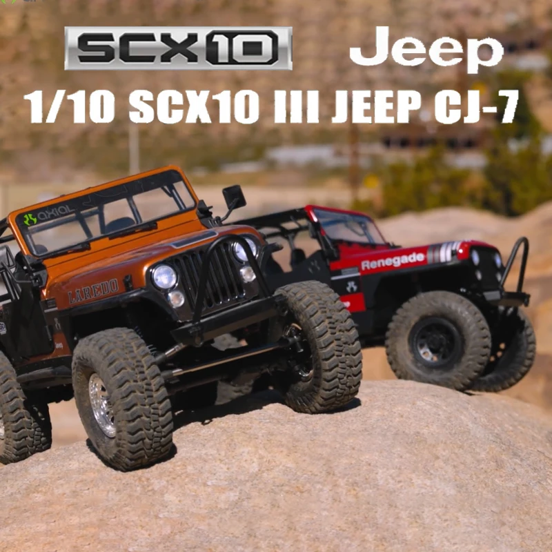 AXIAL AXI03008V2 SCX10III CJ-7 V2 1/10 RC Electric Remote Control Model Car Crawler Adult Children's Toys