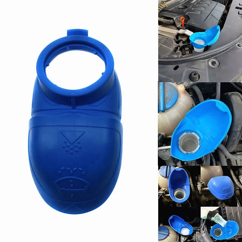 Universal Car Windshiled Wiper Washer Fluid Reservoir Tank Bottle Cover Filler Cap Lid Screen Wash Funnel Replacement 4.6CM-5CM