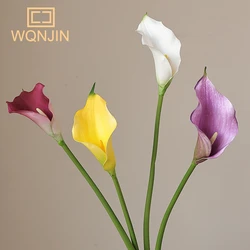 1PC,Artificial Calla Lily Flower Table Decoration Flower Arrangement Hand Bouquet Wedding Decoration Fake Fowers Party Decor