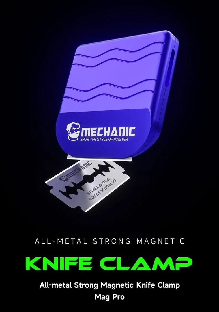 MECHANIC all-metal strong magnetic blade clip to prevent cuts and facilitate the use of blade auxiliary tools and repair tools