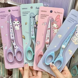 Sanrios Kawaii Household Scissors Accessories Kuromi Handmade knife Cinnamoroll Cartoon Anime Cute Office Supplies Gift