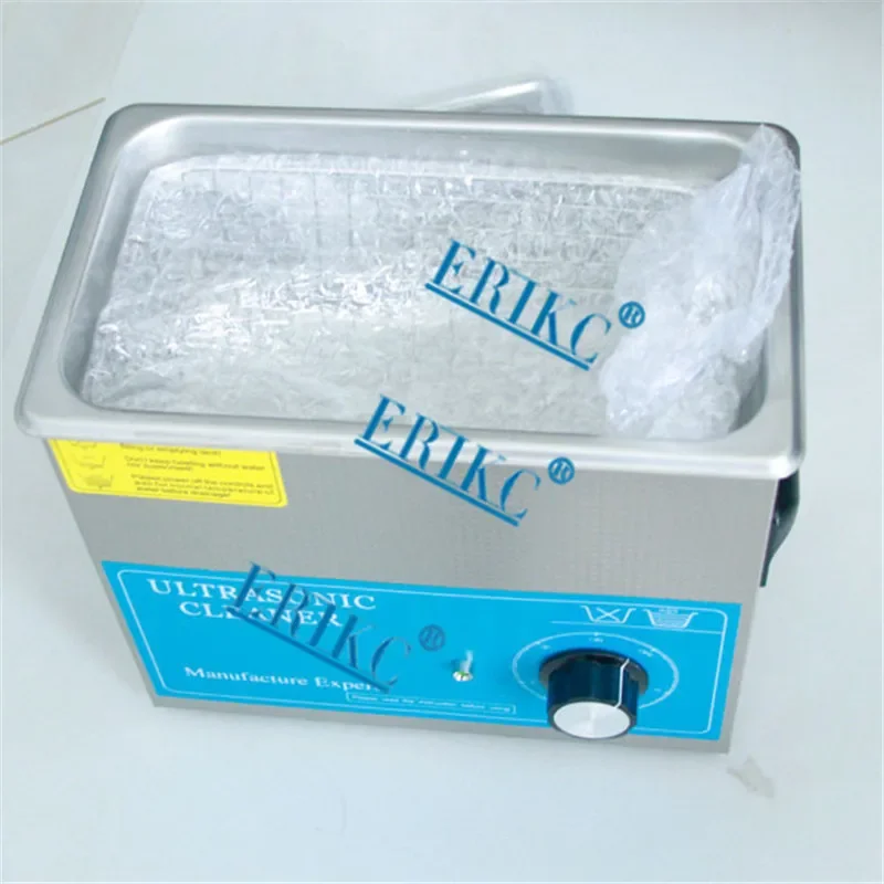 ERIKC Injector and Spare parts Ultrasonic Cleaner Bath 3L 110V  E1024047 Diesel Injector Cleaning Machine