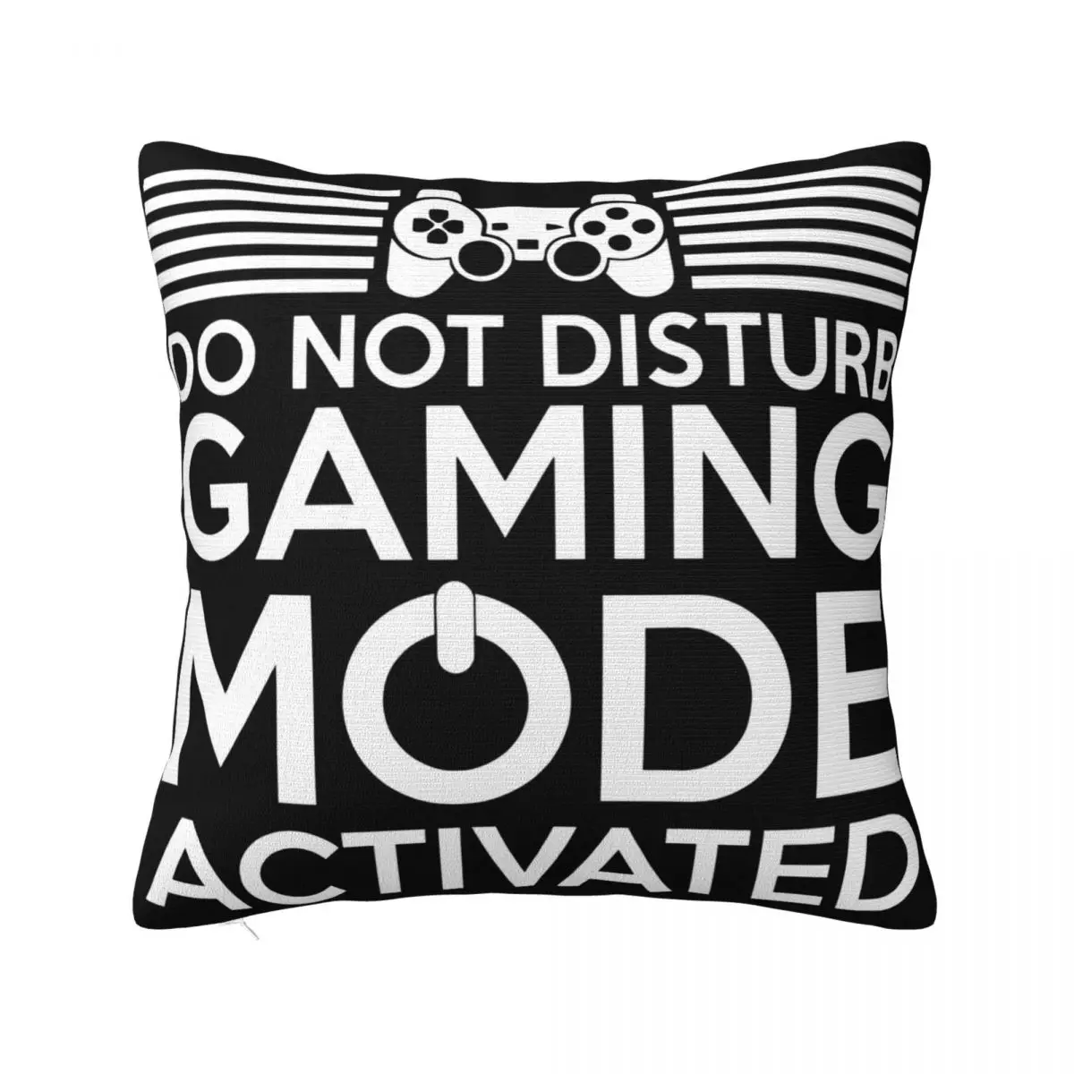 Активированный игровой режим «Не беспокоить», забавный слоган, новинка, мужская геометрическая скидка, креативная наволочка для отдыха для мальчиков