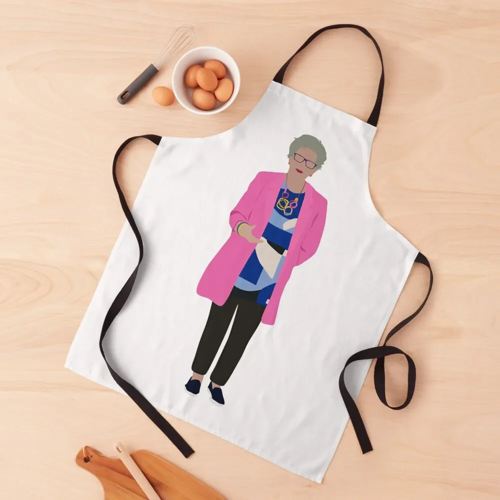 

Great British Baking Show Prue Leith S7E5 Apron Kitchen Items For Home with pockets Kitchens Accessories Apron