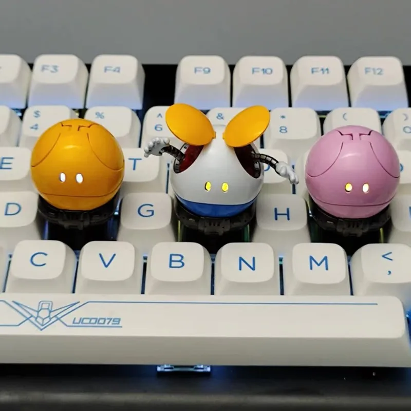 Custom Mech Keycaps Cute Creative Personality Anime Cartoons Key Caps for Mechanical Keyboard Gaming Accessories Artisan Gift
