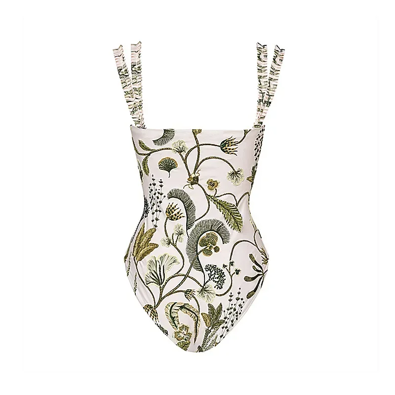 Traje de baño de una pieza con falda para mujer, traje de baño sexy, traje de playa monokini, ropa de playa, alta calidad, nuevo