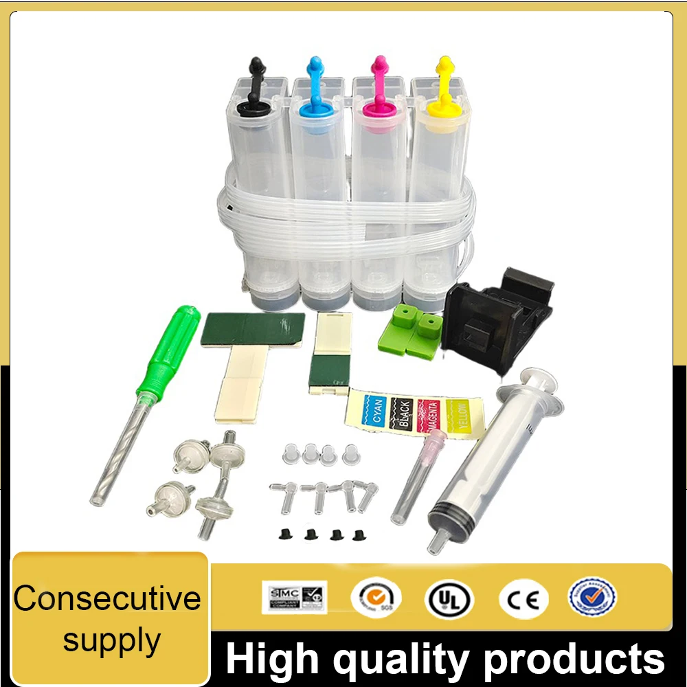 Universal 4Color Continuous Ink Supply System With Accessaries Ink Tank For HP/Canon /Brother/Epson All Printer CISS