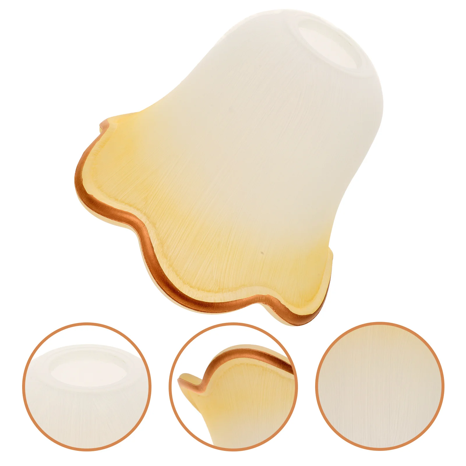 

1 шт. стеклянный абажур в европейском стиле, элегантное украшение для дома, рассеиватель света для прикроватных напольных настольных ламп, стеклянная крышка лампы