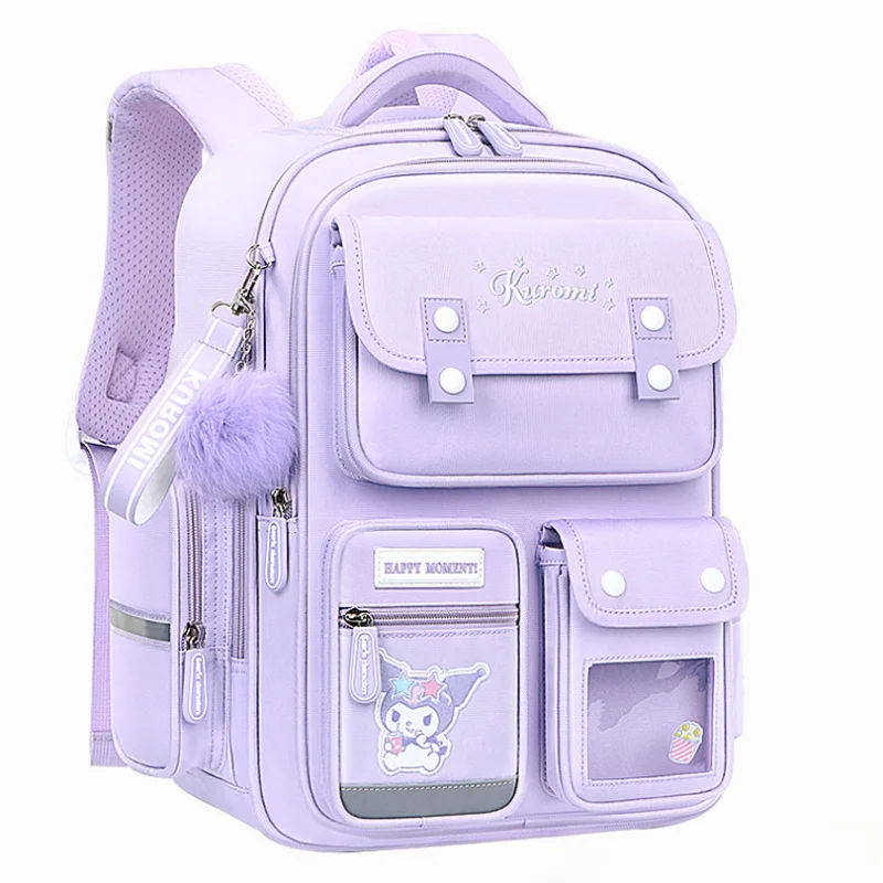 Sanrio Pacha Dog New Stylish and Simple Children's School Bag Kulomi Student Girls Ridge Relief Backpack